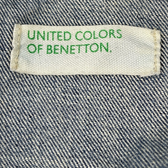 UNiTED COLORS OF BENETTON: Denim Blue Jean Jacket, Size XS - Picture 3 of 7